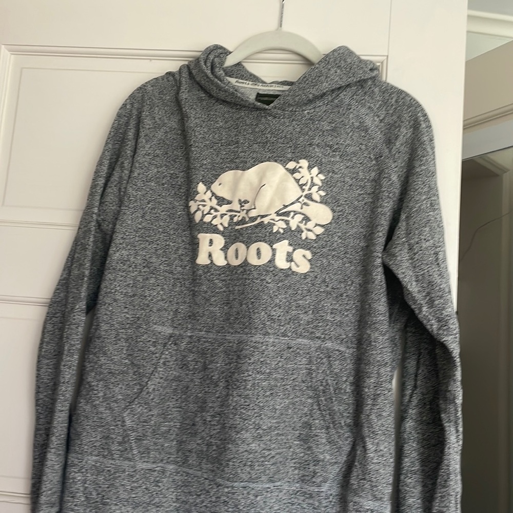 Roots Salt and Pepper Sweatshirt with Logo